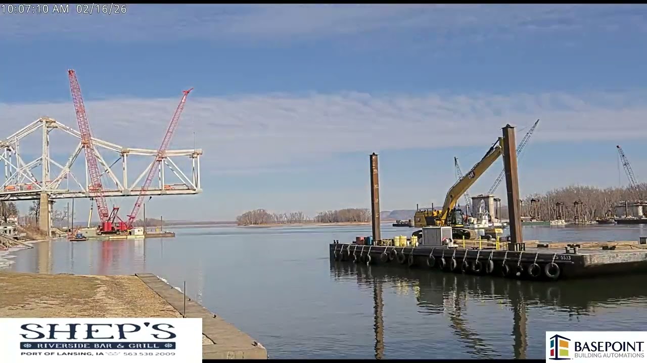Blackhawk Bridge Time Lapse 2/16/26