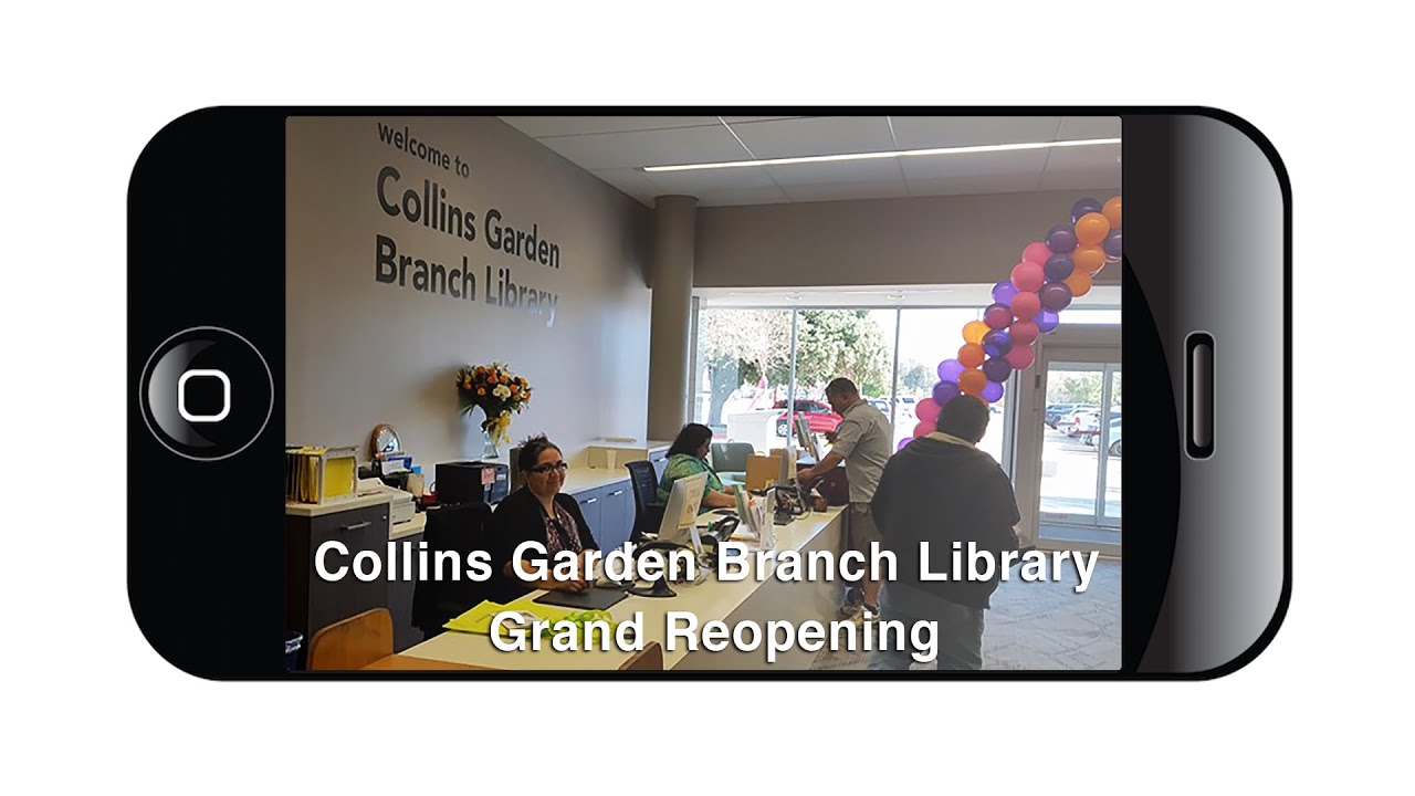 Collins Garden Branch Library reopening