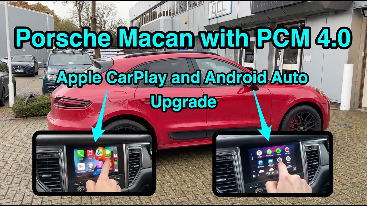 OEM Porsche Macan - Apple CarPlay and Android Auto Upgrade