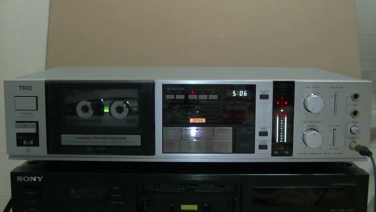 カセットデッキ 【TRiO KX-880】 1982年