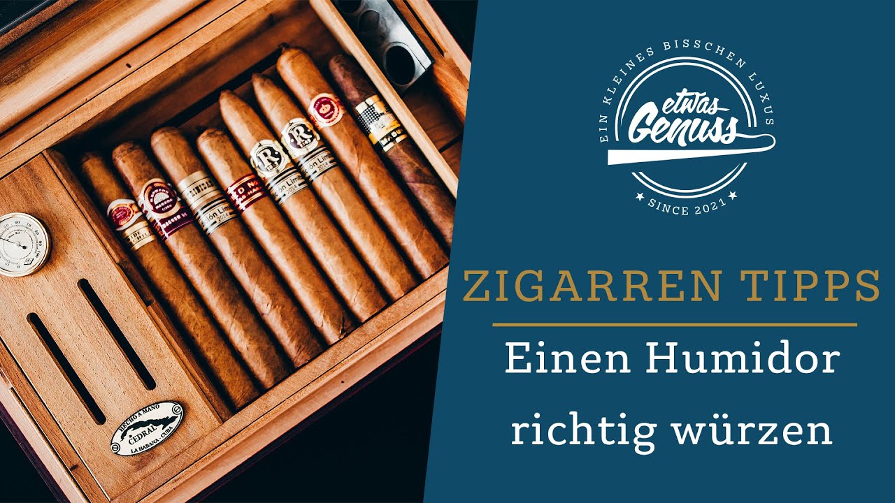 Einen Humidor richtig würzen/vorbereiten