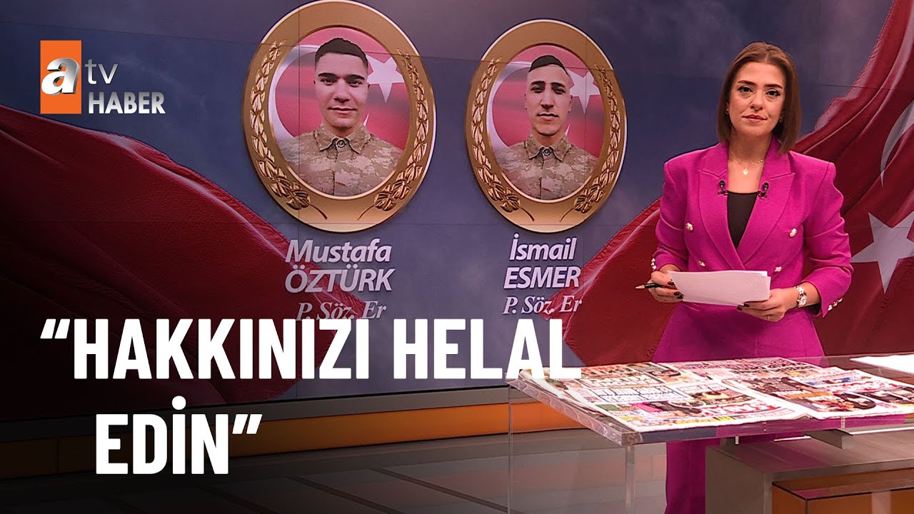 Şehit asker son videosunda helallik istemiş! - atv Haber 7 Kasım 2022