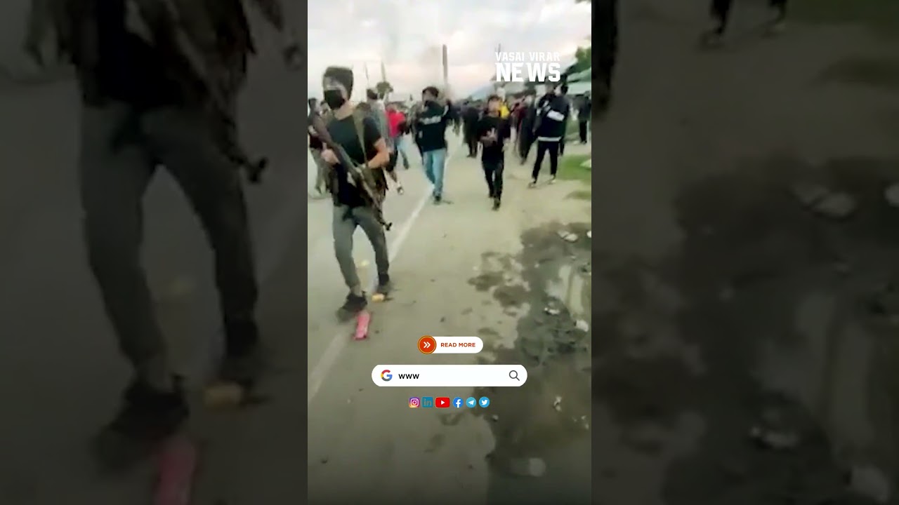 Manipur News Today | Protestors Seen With AK-47 Weapons Amid Violence-Hit Churachandpur District