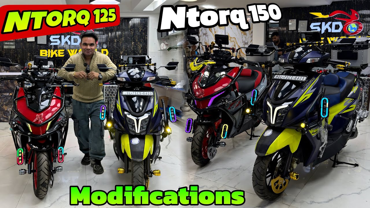 Ntorq 125 Modified | Ntorq 150 Modified | Ntorq combo Modifications | Free Gift 🎁 