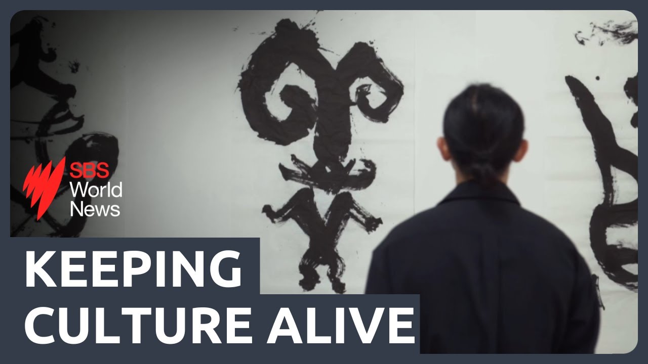 Chinese-Australian artist using calligraphy to reconnect with his roots one stroke at a time