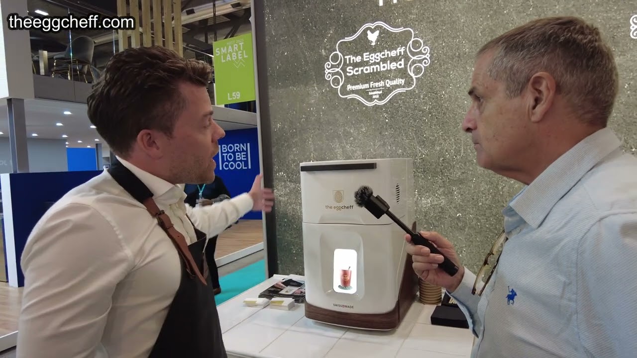 Eggcheff Scrambled Eggs in 1 Minute at HostMilano 2023 #hostmilano2023 #scrambledegg