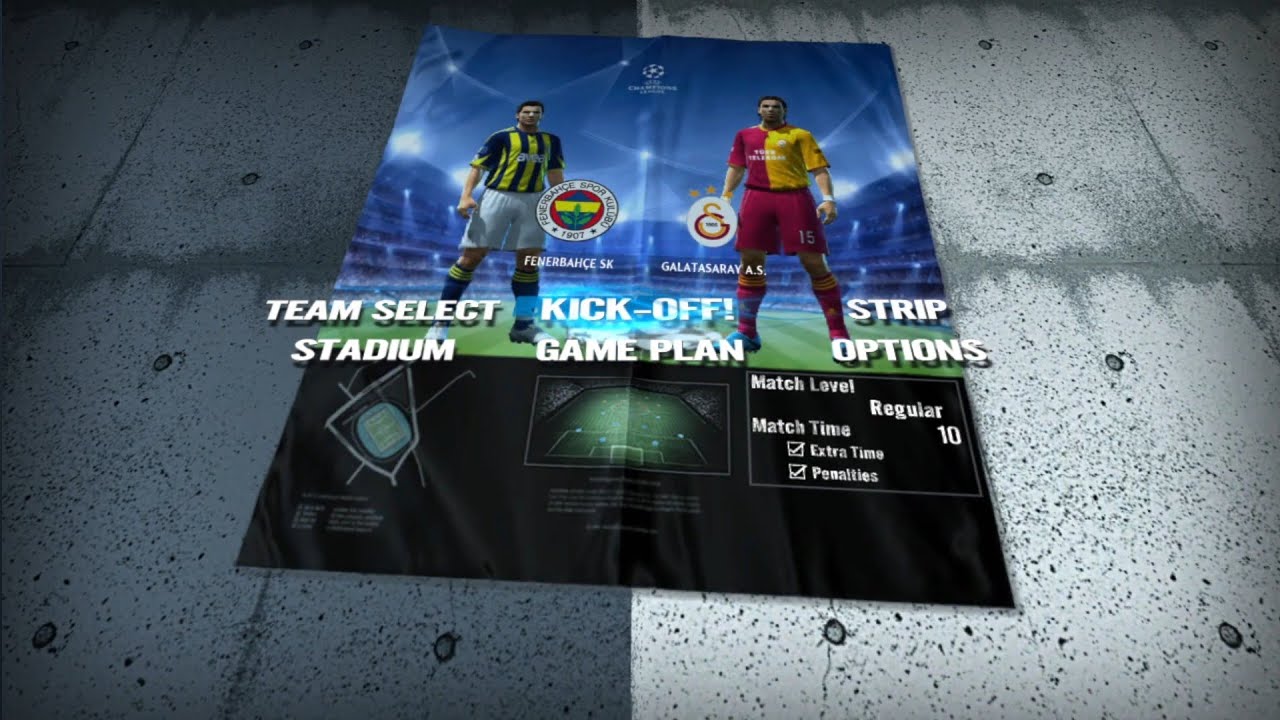 FENERBAHÇE VS GALATASARAY PES 2010 OYNANIŞ