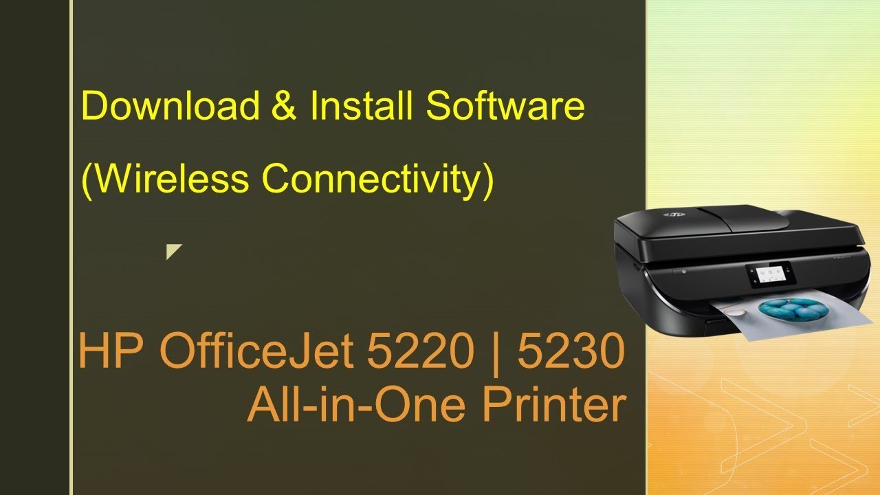 Принтеры HP Officejet 5220 | 5230 | 5255: загрузка и установка программного обеспечения с поддерж...