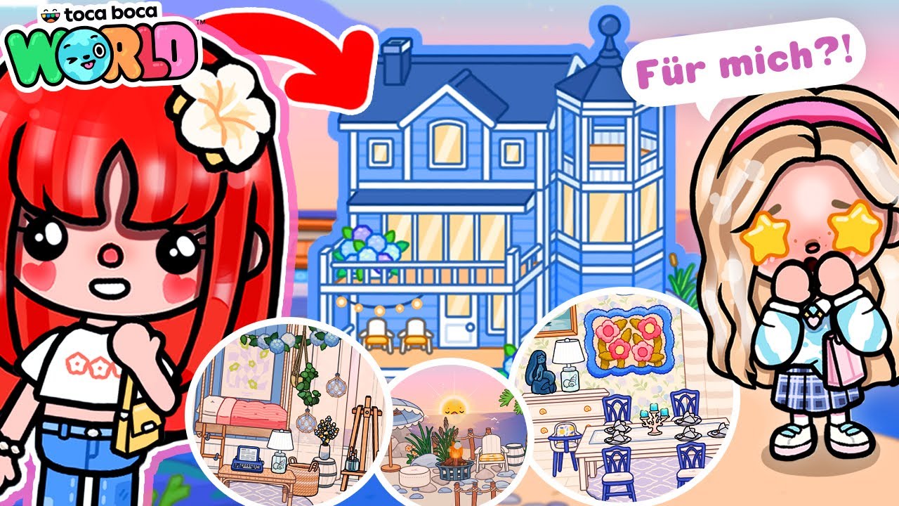 NEUES HAUS FÜR NINA 🏠✨ KÜSTENVILLA EINRICHTEN in TOCA BOCA