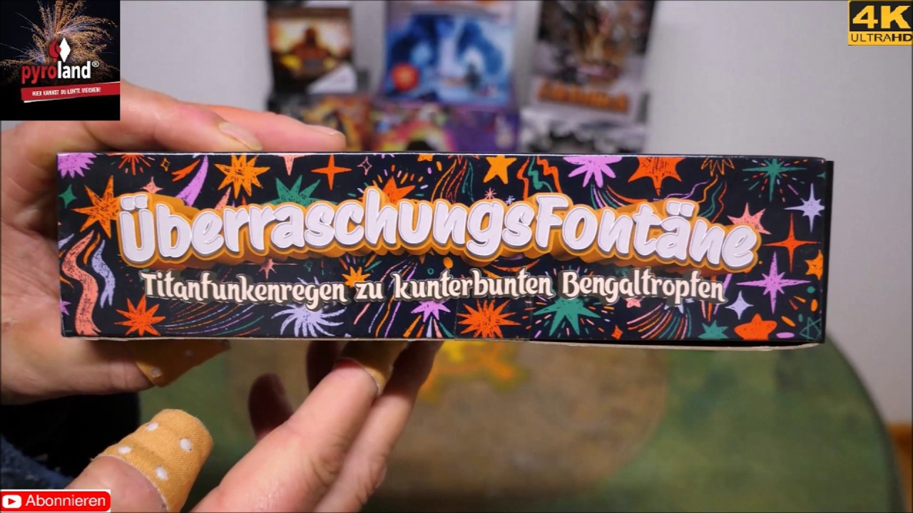 Pyroland - Überraschungsfontäne (Neuheit 2025/26) Klasse & sehr schön!