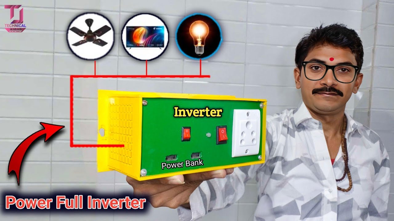 How To Make PowerFul Inverter At Hom || Mini Inverter