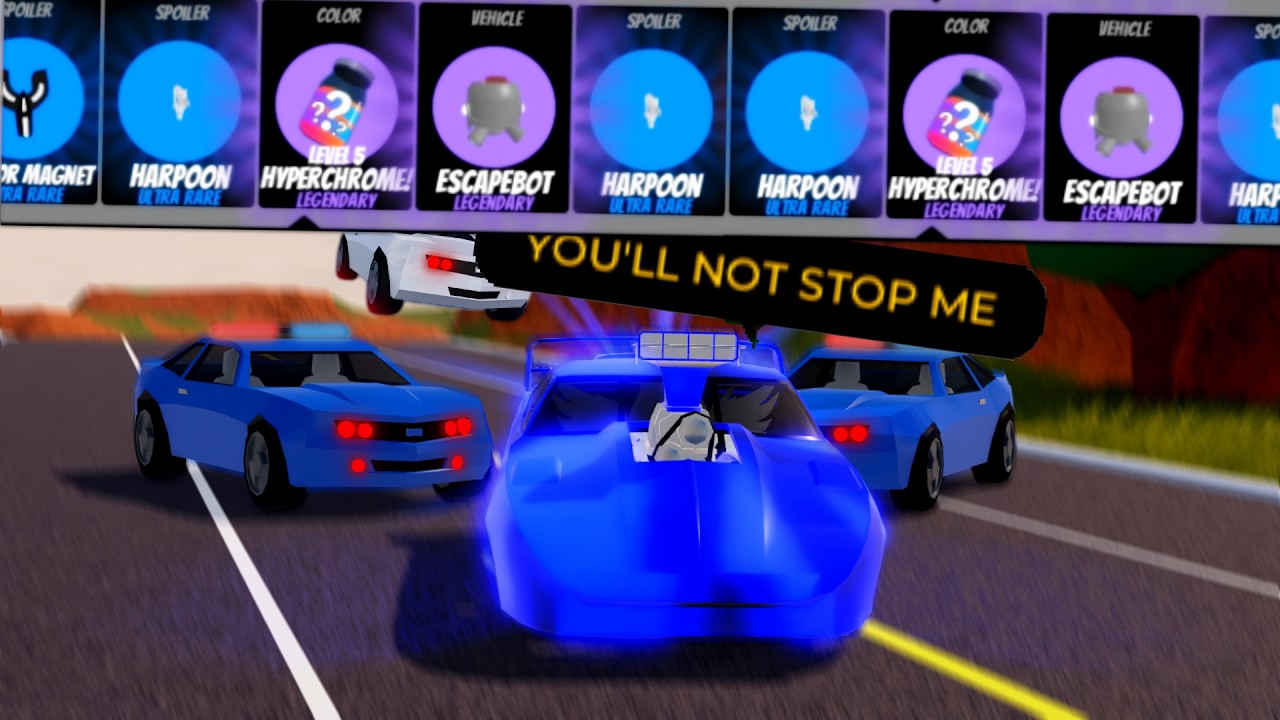HACKERS Can't Stop ME from Getting HYPERCHROME LEVEL 5 in Roblox Jailbreak