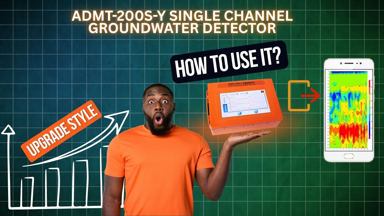 How to use ADMT-200S-Y ADMT-300S-Y Single Channel Groundwater Detector Upgrade Style?