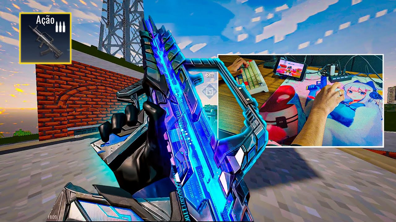 QBZ SEM RECOIL! COM RAJADA A 144 FPS MOBILADOR BLOOD STRIKE! 🔥(la ele)