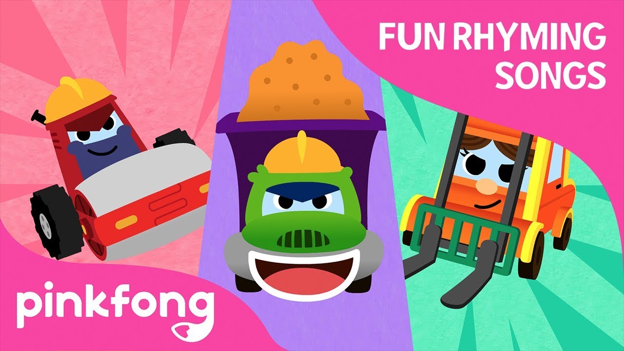 Go Go, Trucks | Fun Rhyming Songs | Pinkfong Songs for Children