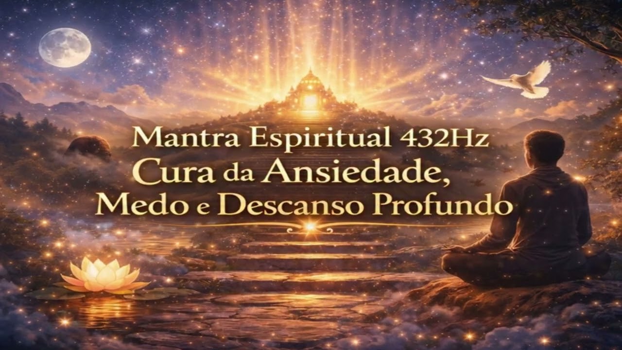 Mantra Espiritual 432Hz — Onde o Medo se Dissolve e a Alma Encontra Descanso ✨🌿