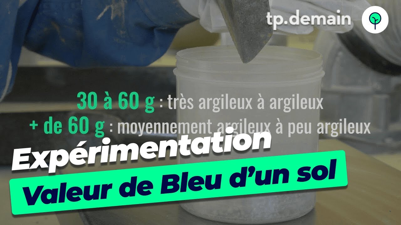 La valeur de Bleu d'un Sol - Expérimentation