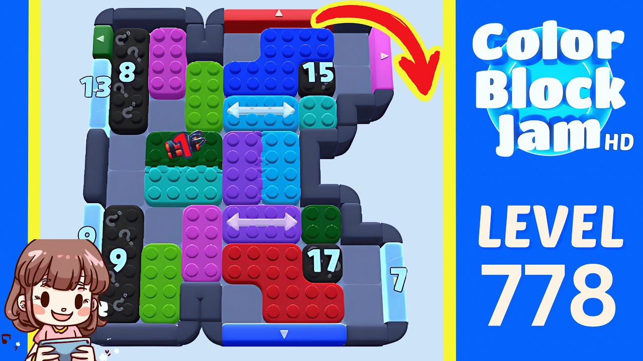 Color Block Jam Level 778 Solution Walkthrough