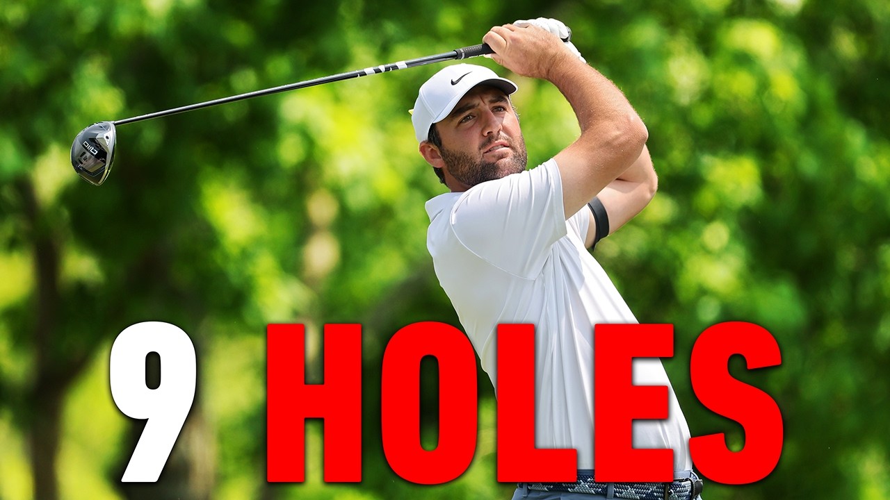 Every Shot From Scottie Scheffler's Practice Round at the BMW Championship