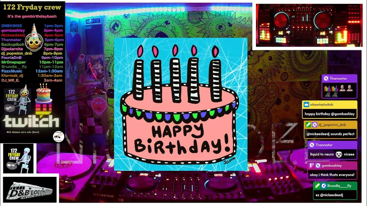 Nickeedee Drum & Bass on Twitch - Liquidfunk / 90s classics / dancerfloor / neurofunk in 60 minutes