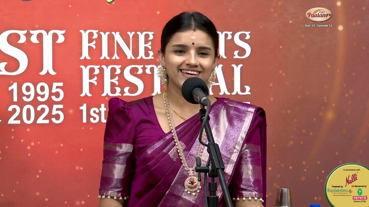 Kruthi Vittal (Vocal) – Mudhra’s 31st  Fine Arts Festival