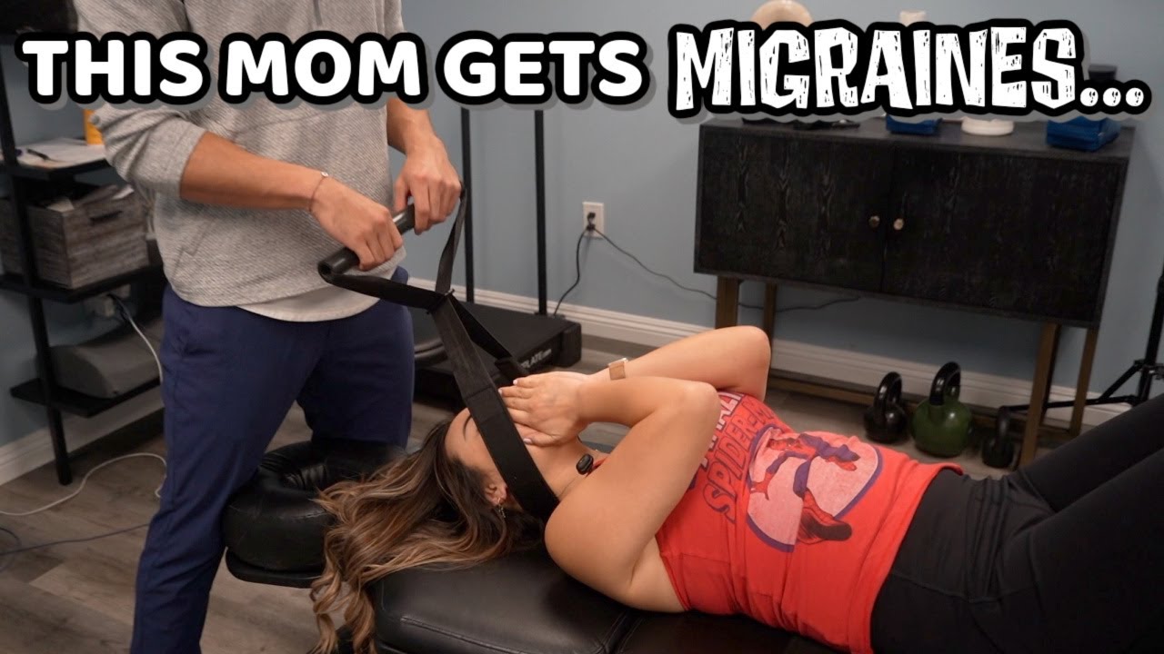 She’s Scared of the Y-Strap… CRACKING a Mom with Migraines || Full Treatment with Dr. Tyler