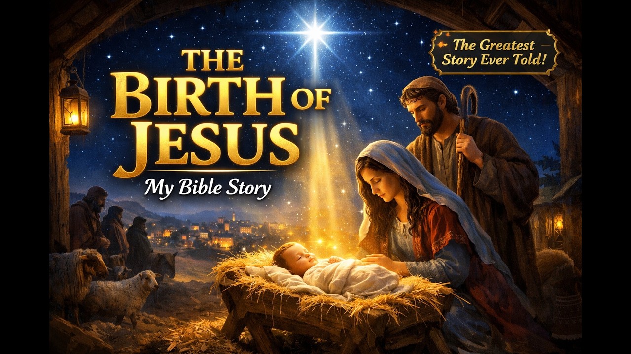 The Birth of Jesus – The Greatest Story Ever Told! ✨👑 | My Bible Story