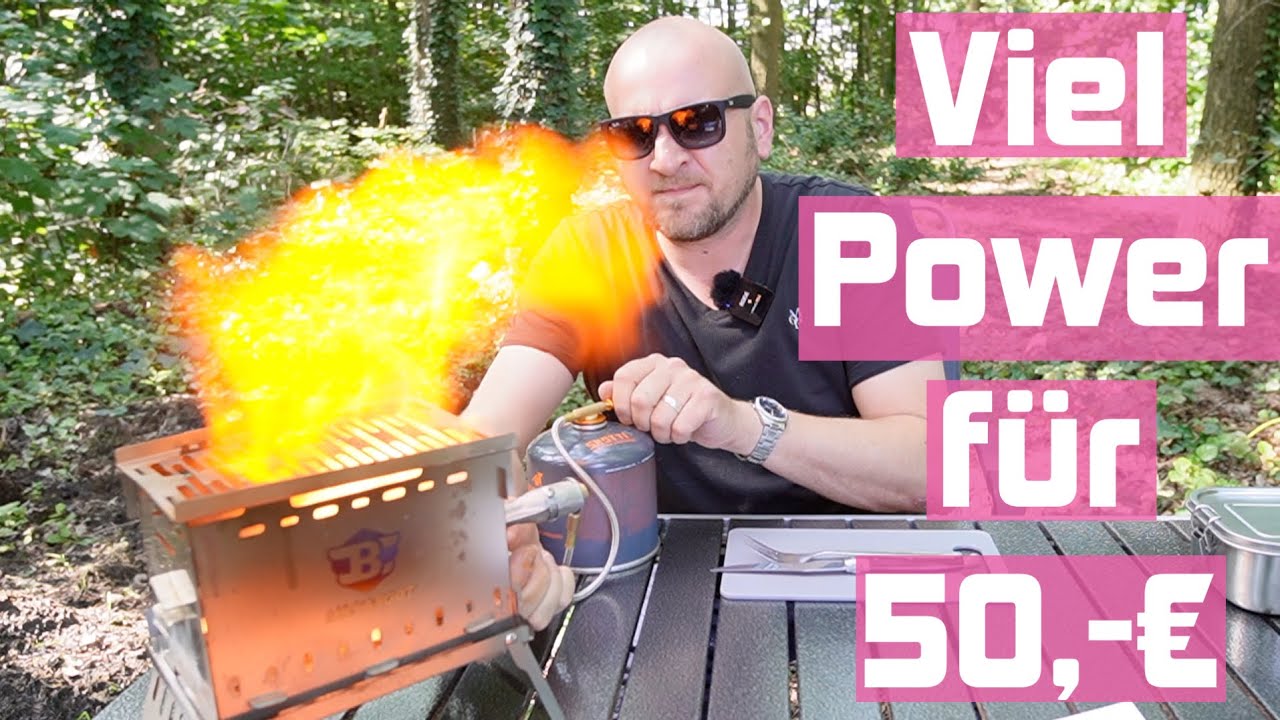 Bestargot Camping Faltgrill Gas als Skotti Alternative ? Der Ger&auml;t hat Power !