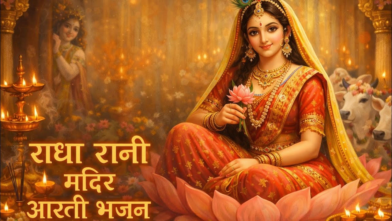 राधा रानी मंदिर आरती भजन | शुद्ध भक्ति, मधुर ताल, शांत मन के लिए