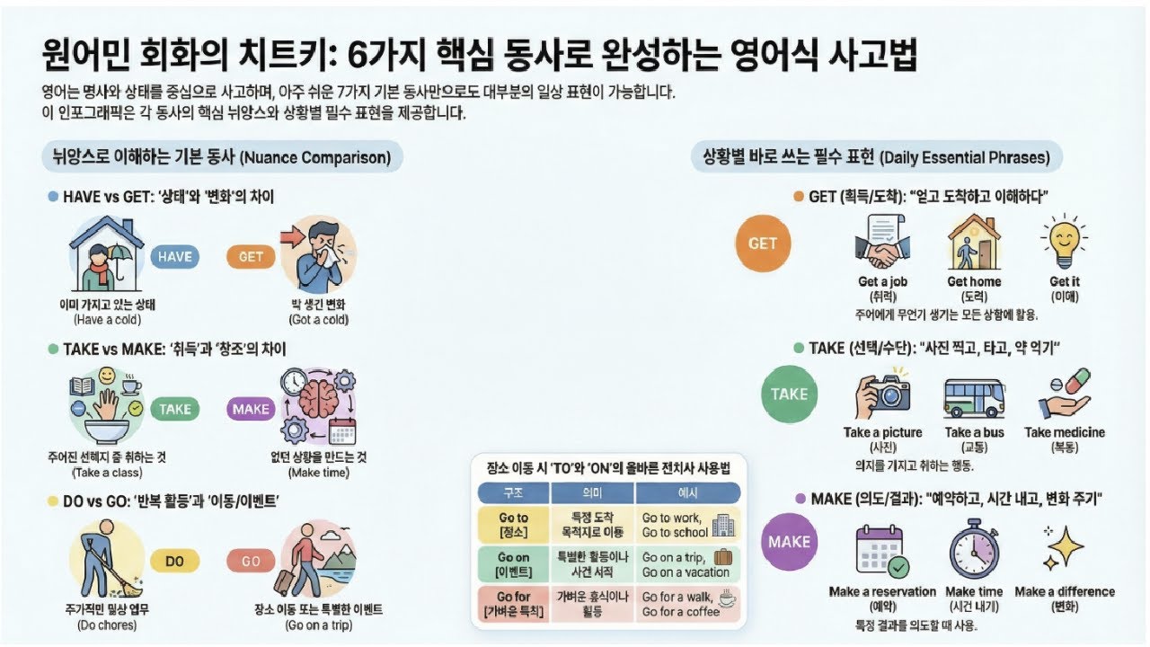 영어 동사 마스터  새로운 사고방식