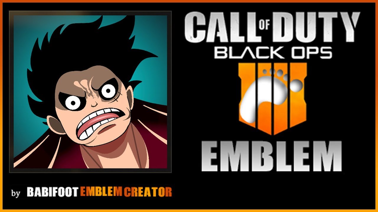 BO4 Emblem Tutorial - Monkey D Luffy Gear 4 Boundman