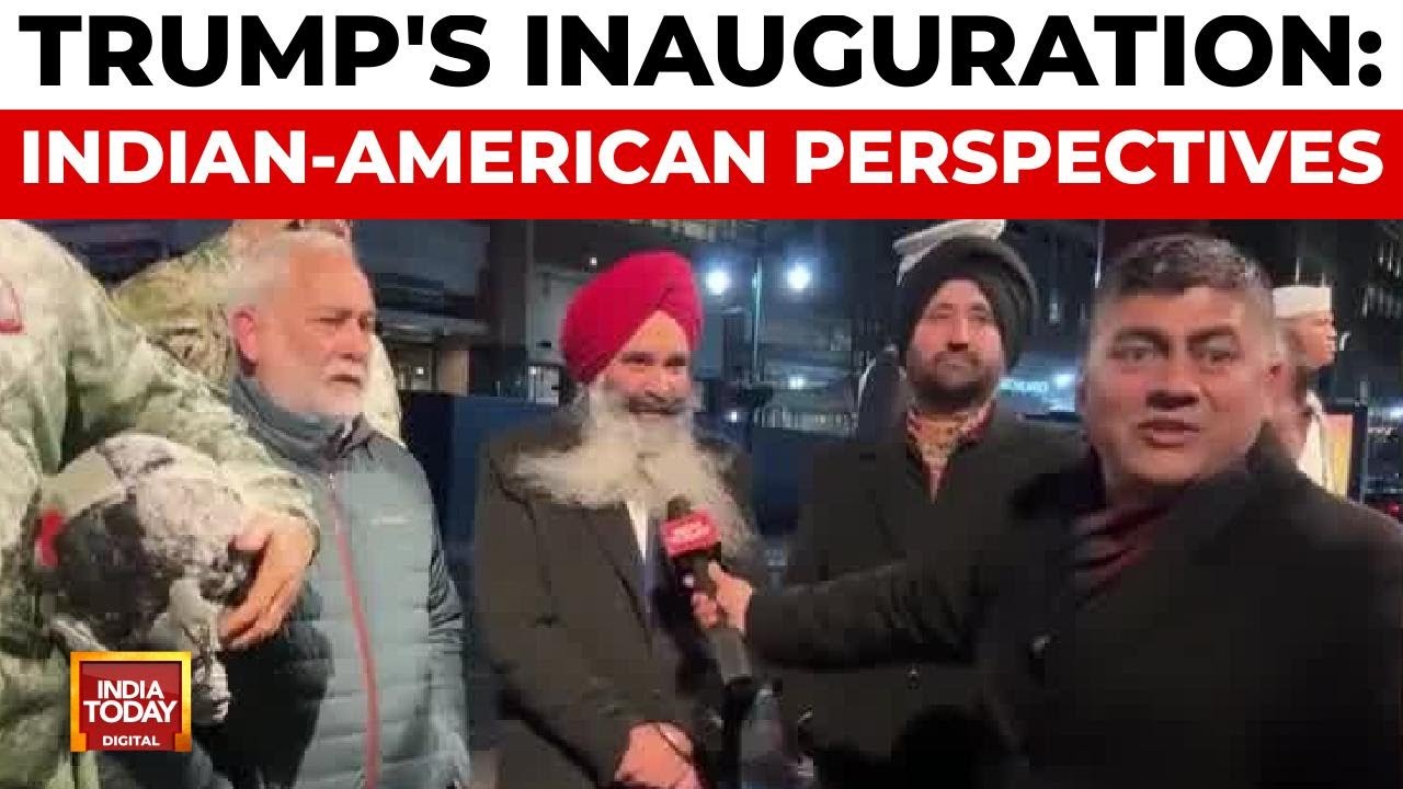 Trump Supporters Gather for Inauguration, Indian-Americans Express Optimism | India Today