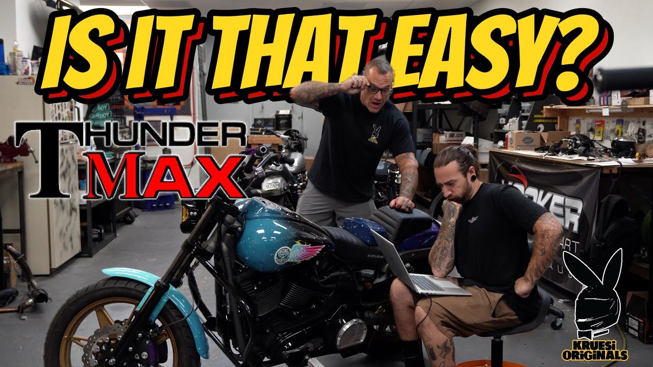 Как настроить Thundermax на инжекторе Harley Davidson — Kruesi Vlog #106