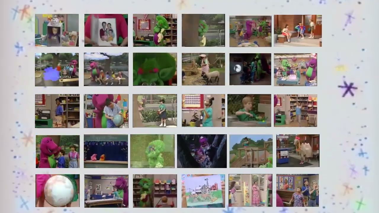 Barney & Friends: Season 1 Custom Intro Comparison (Drewit1 Version)