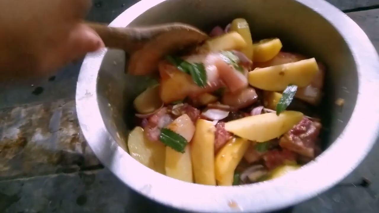 Family Vlog Cooking Time 🥰 Pork Meat Cooking 🥰 @Pumje B.R
