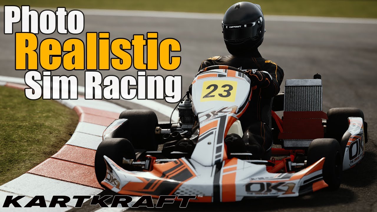 Этот гоночный симулятор выглядит как реальная жизнь (KartKraft)