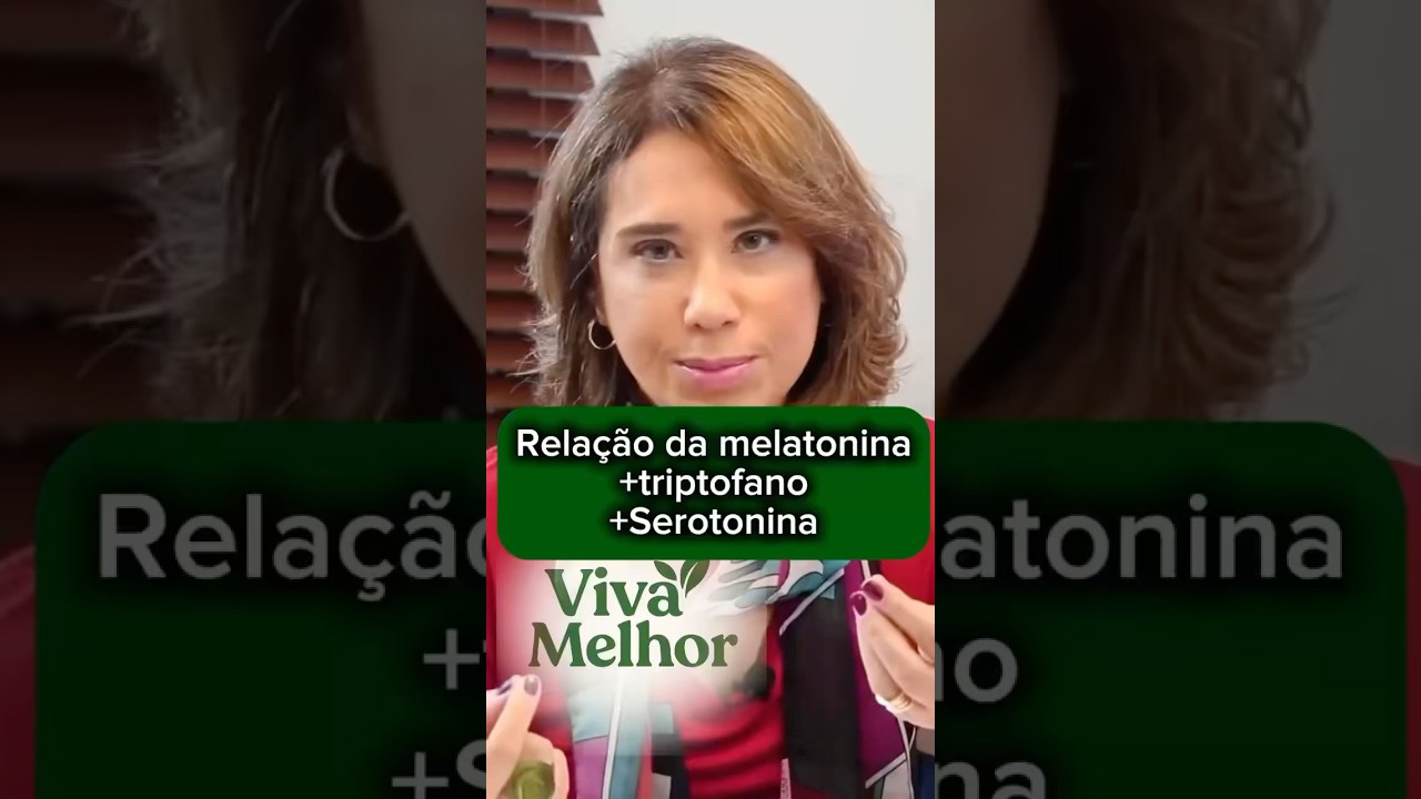 Rela&ccedil;&atilde;o da melatonina, triptofano e serotonina