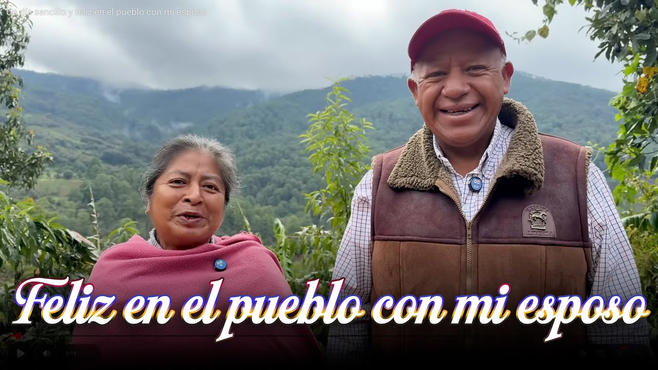 Así es la vida de tranquilidad junto a mi esposo en el pueblo