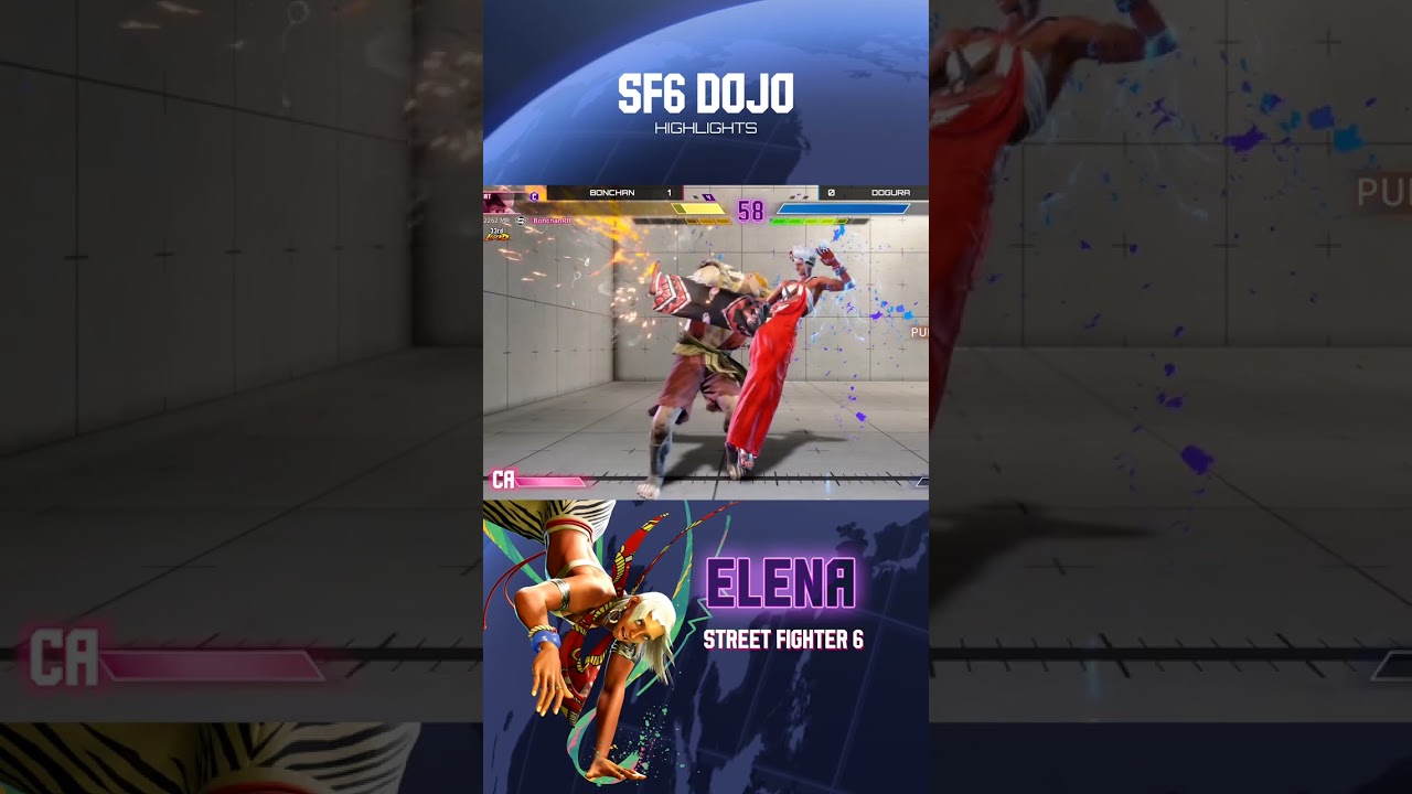 スト6✨ハイライト✨どぐら（エレナ）ストリートファイター6