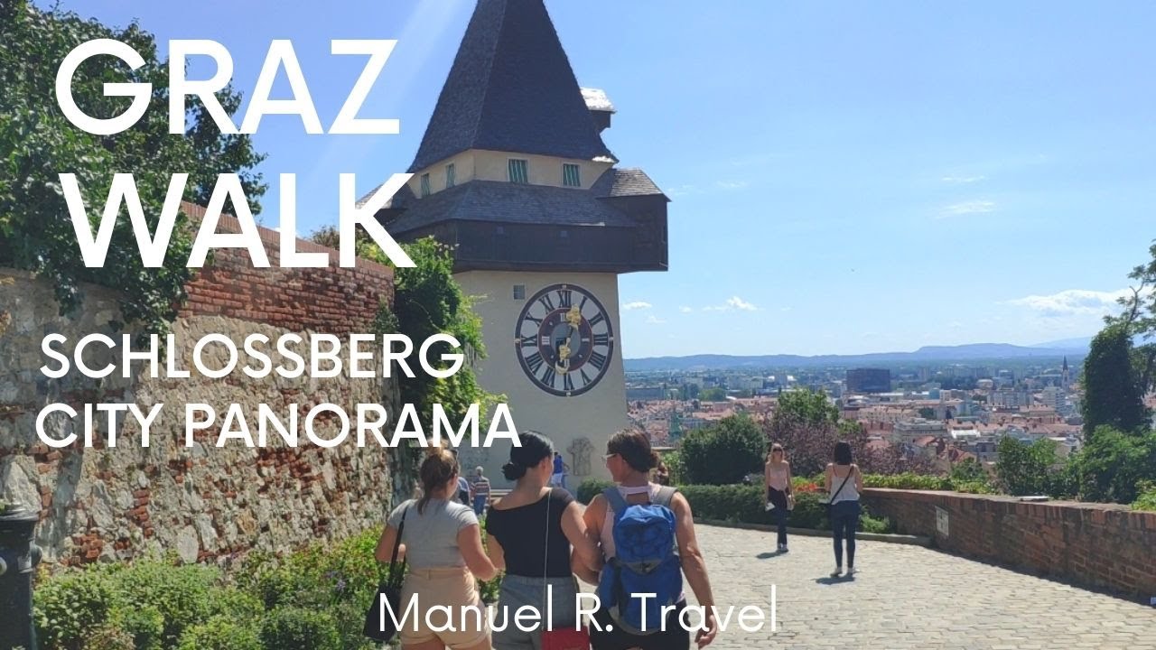 Walking on Top of Graz - Famous Clocktower (Uhrturm) and Castle Mountain (Schlossberg)