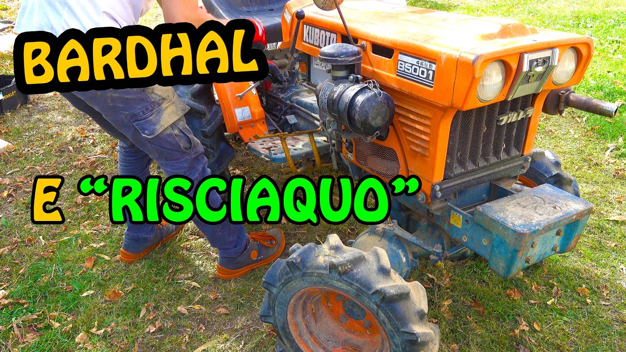 CAMBIO OLIO motore Kubota b5001, il tagliando perfetto.
