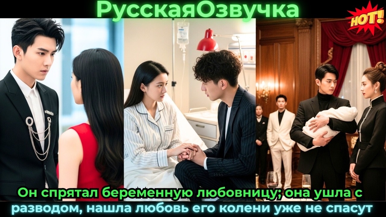 Он спрятал беременную любовницу; она ушла с разводом, нашла любовь — его колени уже не спасут