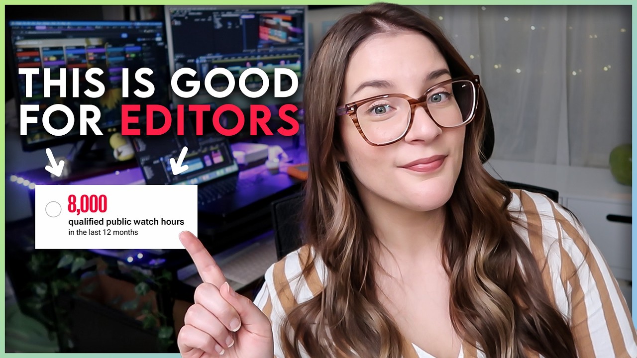 why YouTube's new rule is GREAT news for beginner video editors