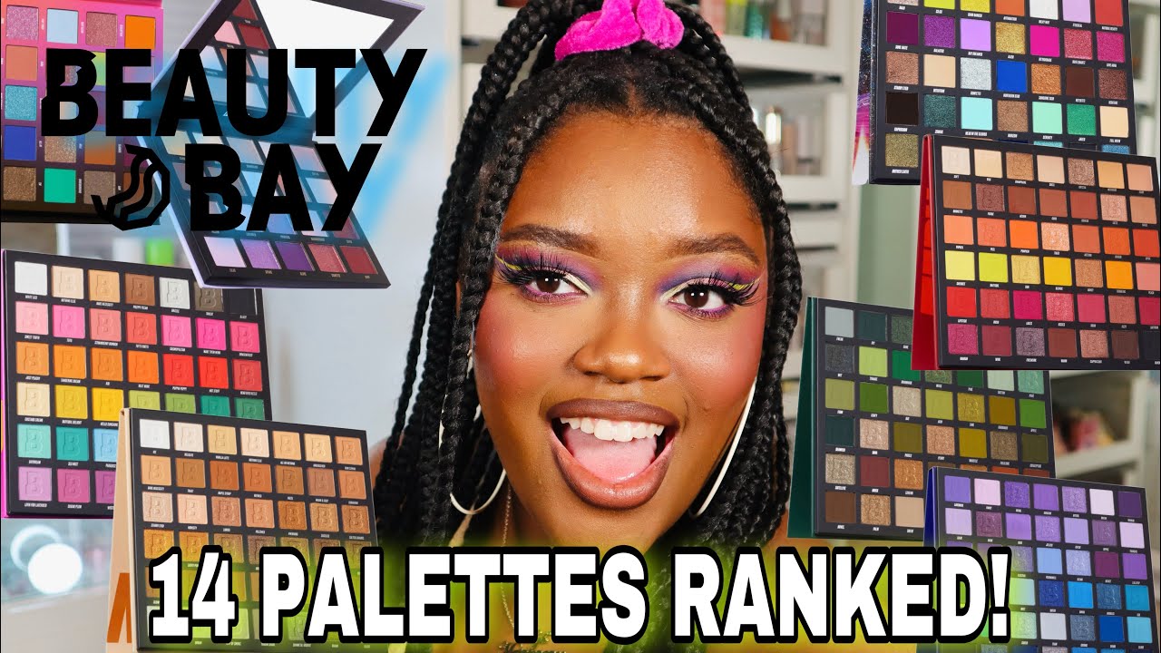 RANKING ALL OF MY BEAUTY BAY PALETTES!