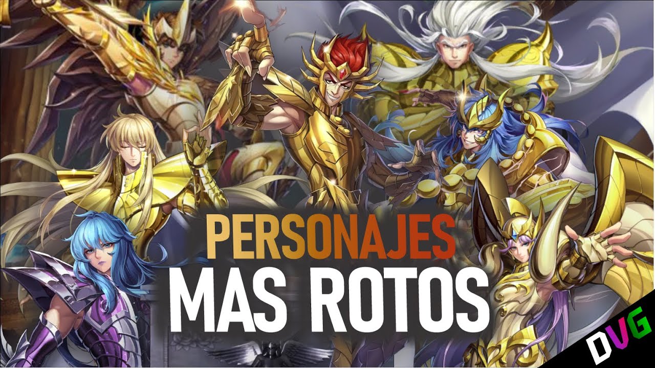 LOS 10 PERSONAJES MÁS ROTOS DEL JUEGO | El top diez del meta actual en Saint Seiya KOTZ