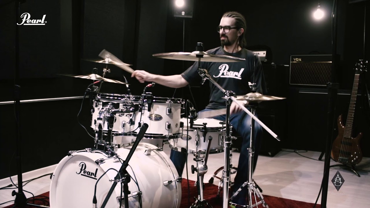 Luguta SF e Pearl Decade Maple, captado no AS Studio