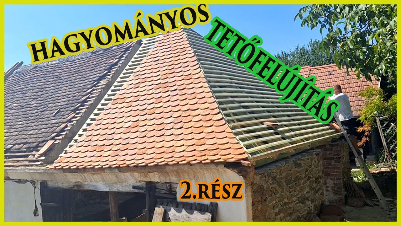 Hagyományos Tetőfelújítás - A lécekre 