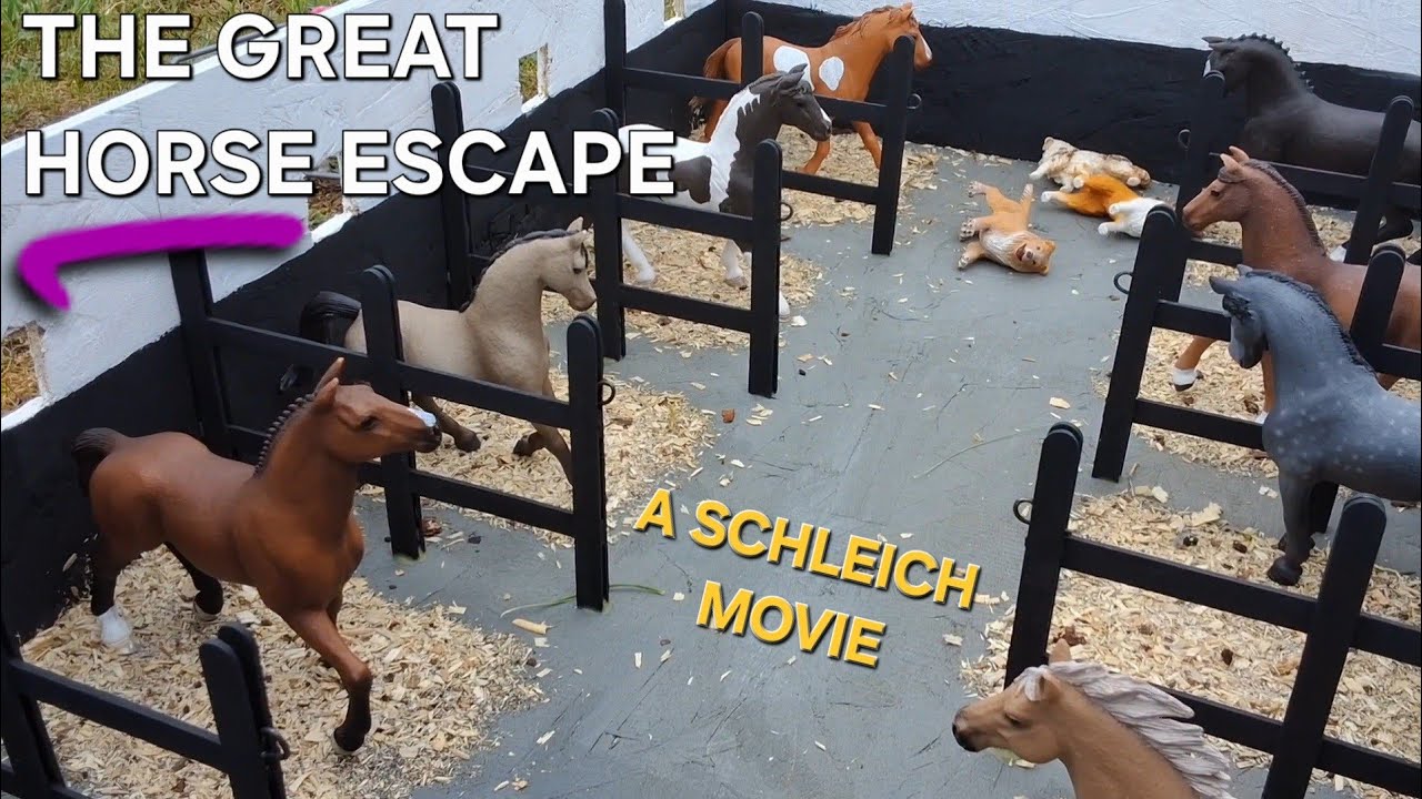 The Great Horse Escape! (A short schleich film)