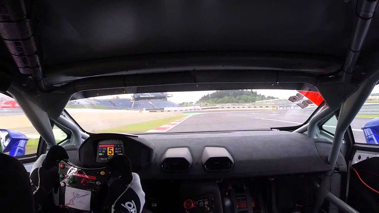 Fabrizio Crestani on board lap Nurburgring GP - Lamborghini Huracan SuperTrofeo HD