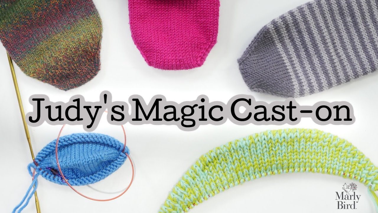 Easy Judy's Magic Cast On || Seamless Toe || Used for Toe Up Socks and More
